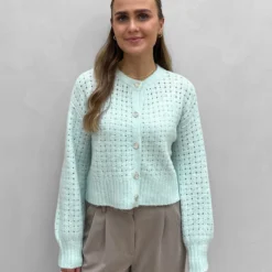 Noisy May Pcsikka LS O-Neck Knit Cardi W.O Wool