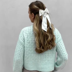 JJXX Select Store -Vero Moda Store NoisyMay PcsikkaLSO NeckKnitCardiW.OWool CLOUDBLUE 052153 2